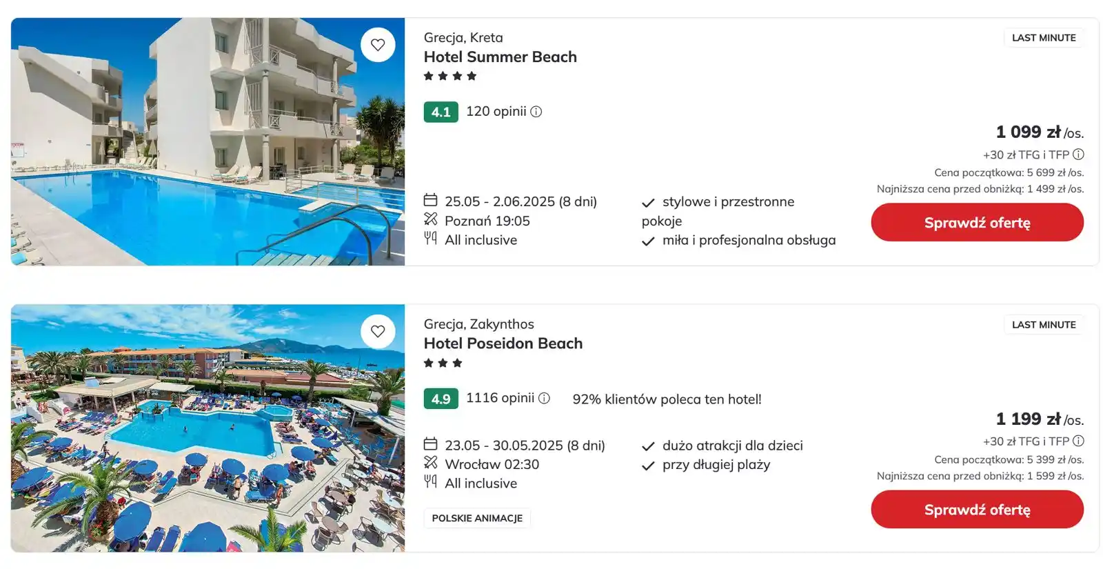 Image from WakacyjniPiraci ✈️ Tanie loty, wakacje, oferty i porady podróżnicze : Świeża porcja ofert last minute z all inclusive 😍 Kreta za 1129 zł/os...