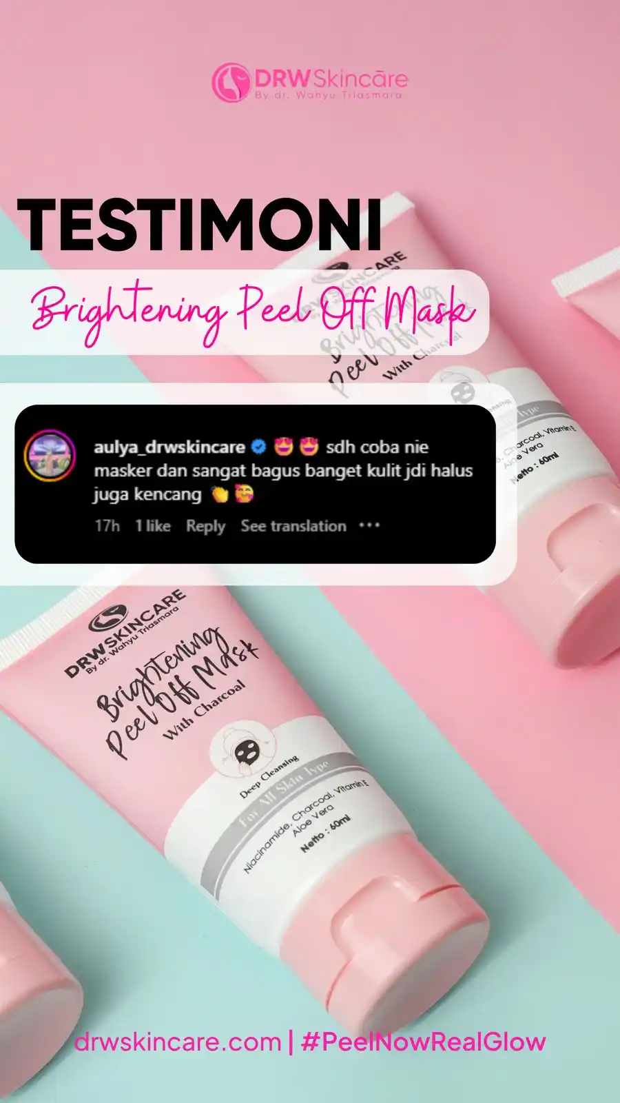 Image from DRW Skincare: 🌟 Testimoni Brightening Peel Off Mask 🌟 Masih ragu nyobain Brighten...