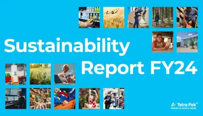 Image from Food Industry Connect by FW Africa: Tetra Pak has reported a 25% reduction in greenhouse gas (GHG) emissio...