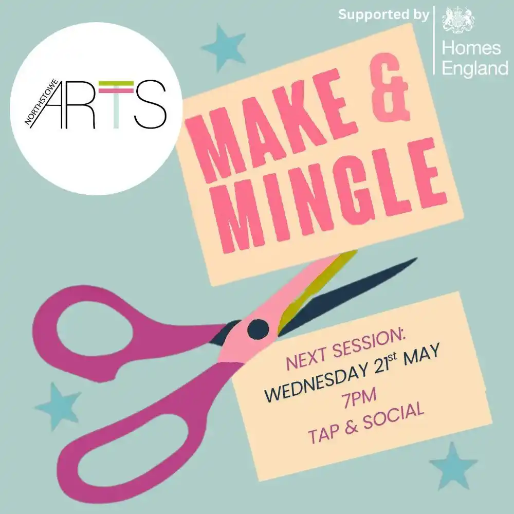 Image from Northstowe Events: The next Make & Mingle session with Northstowe Arts is from 7pm tomorr...