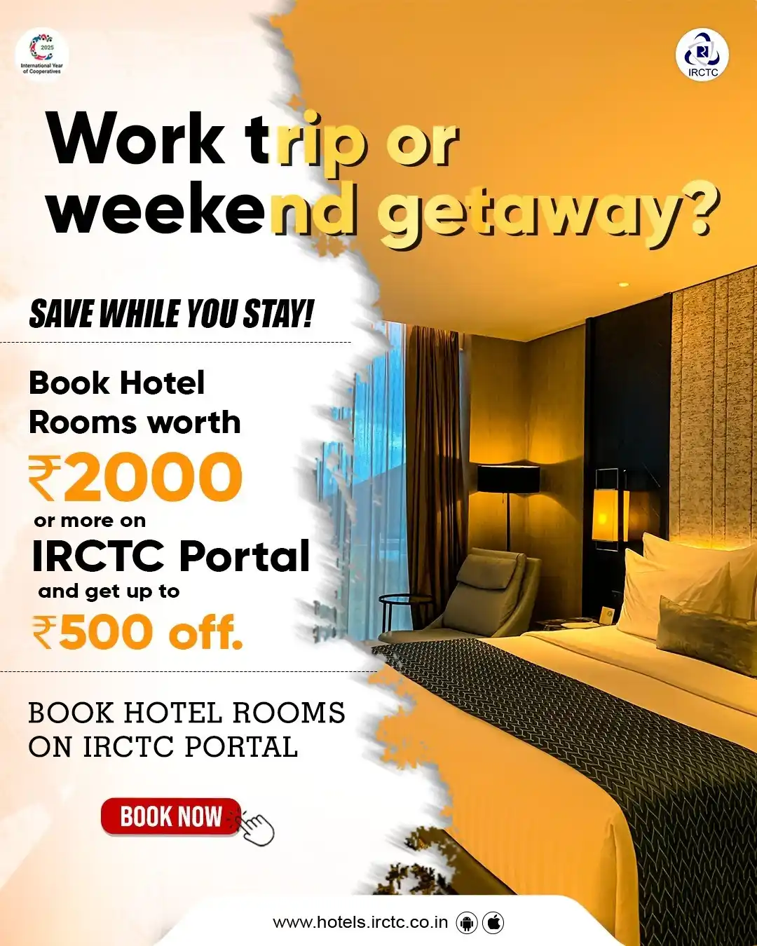 Image from IRCTC Official: The perfect deal for your next family trip just arrived. Book your hot...