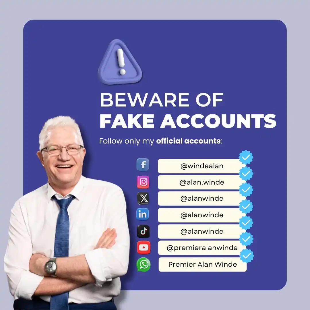 Premier Alan Winde  post