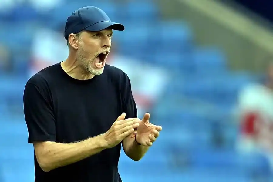 Image from The Voice Online News: *Thomas Tuchel furious after England scrape past Andorra 1-0 in World ...