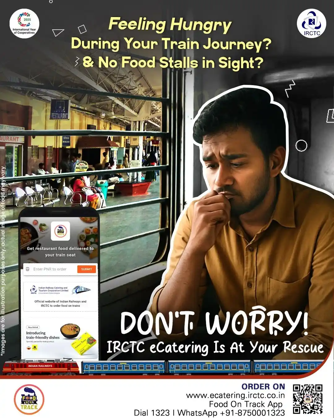 Image from IRCTC Official: Train journey taking a little longer than expected? Turn it into a del...