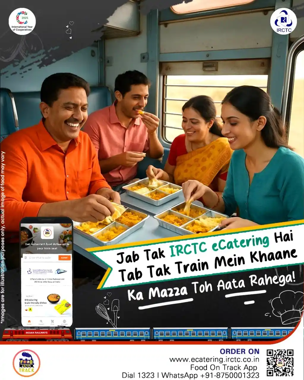 Image from IRCTC Official: Traveling is incomplete without delicious food! From classic and comfo...