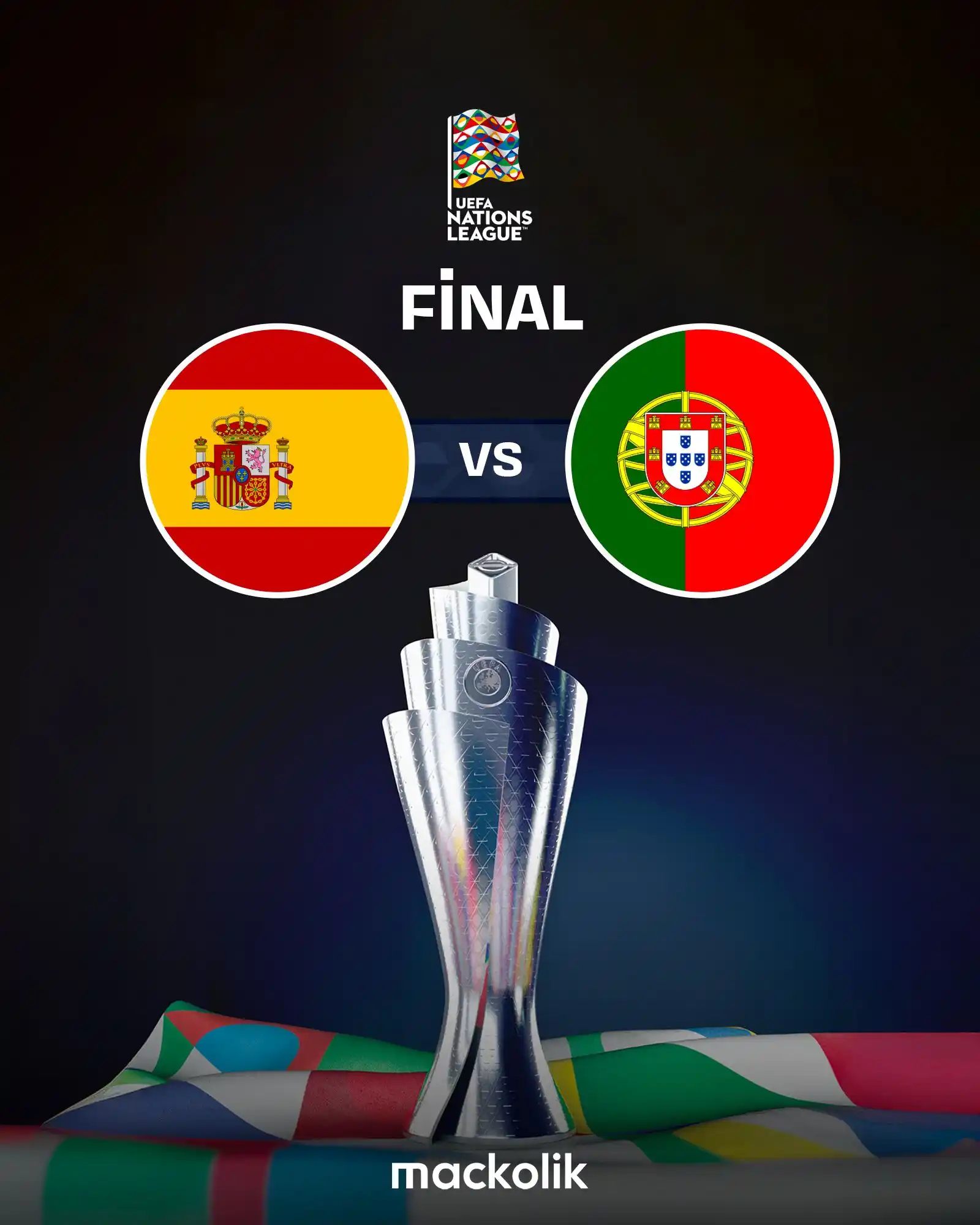 Image from Mackolik: 🏆 Uluslar Ligi’nde finalin adı belli oldu! 🇪🇸 İspanya - Portekiz �...