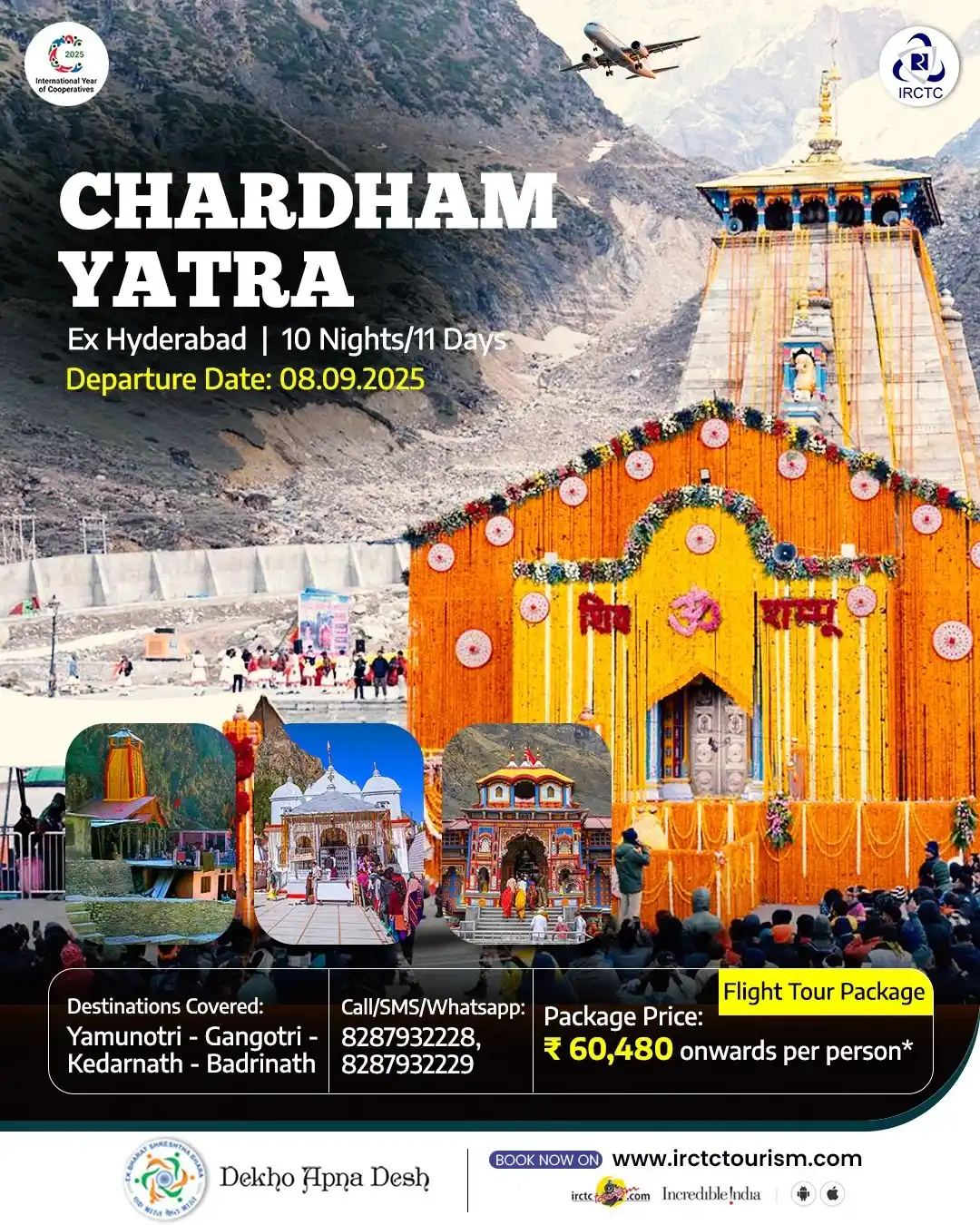 Image from IRCTC Official: Visit the auspicious Char Dham Yatra - Yamunotri, Gangotri, Kedarnath,...