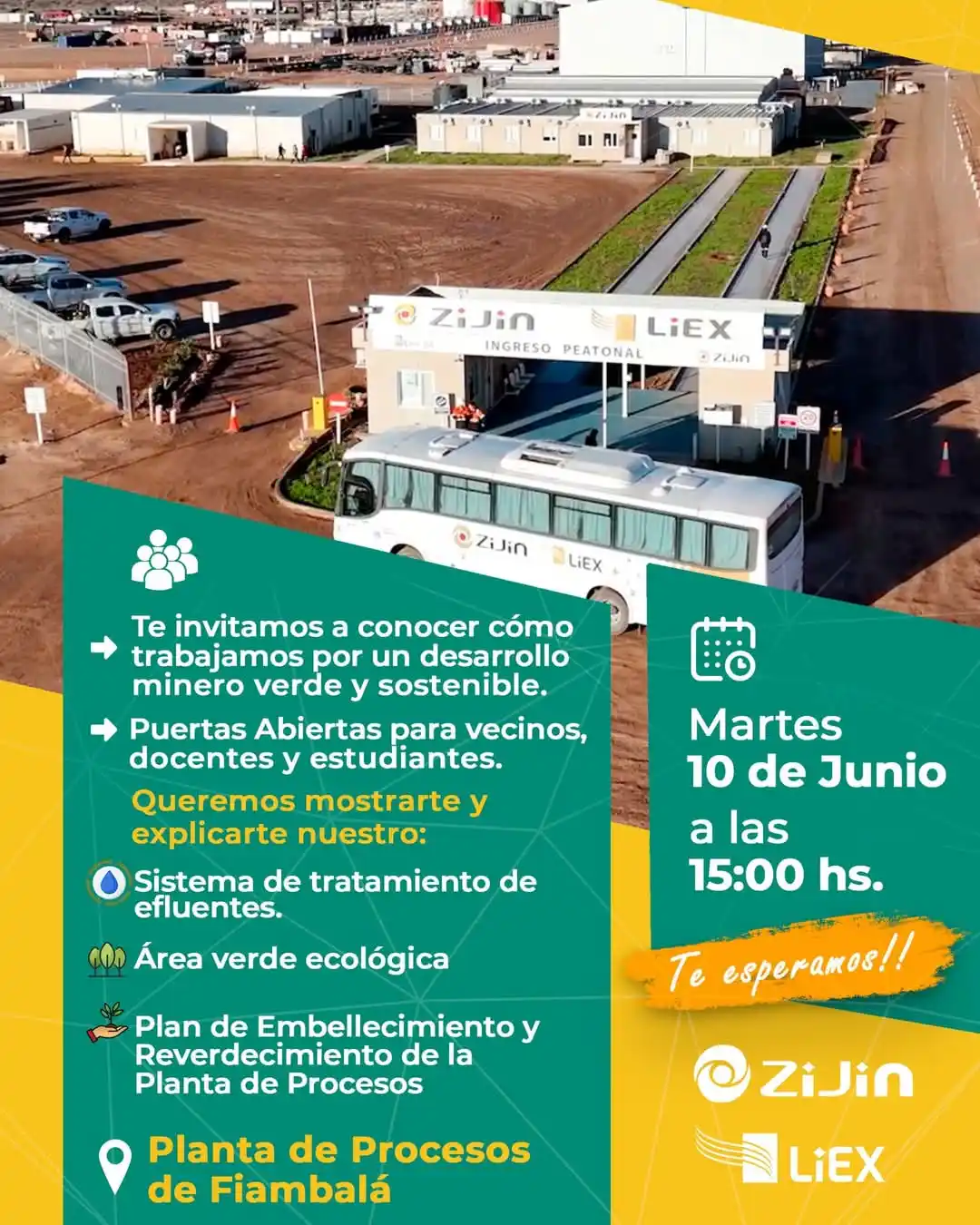 Image from INFO MINERO 👷♂️: 👷♀️VISITA GUIADA A LA PLANTA DE PROCESO 🗓 Martes 10 de Junio a las...
