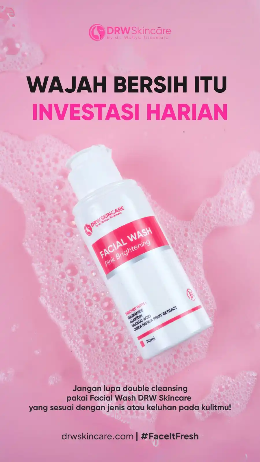 Image from DRW Skincare: ✨ Wajah Bersih Itu Investasi Harian ✨  Jaga kulit tetap segar dan bers...