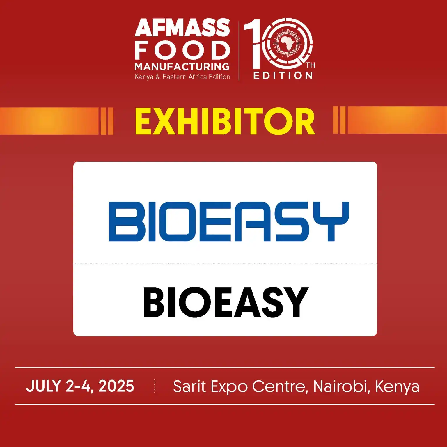 Image from Food Industry Connect by FW Africa: We are excited to welcome Bioeasy Biotechnology as an exhibitor at the...