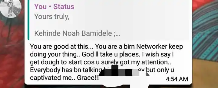 Image from HarkConsult Hub Updates: "You are good at this.. You are a born networker. Keep doing your thin...