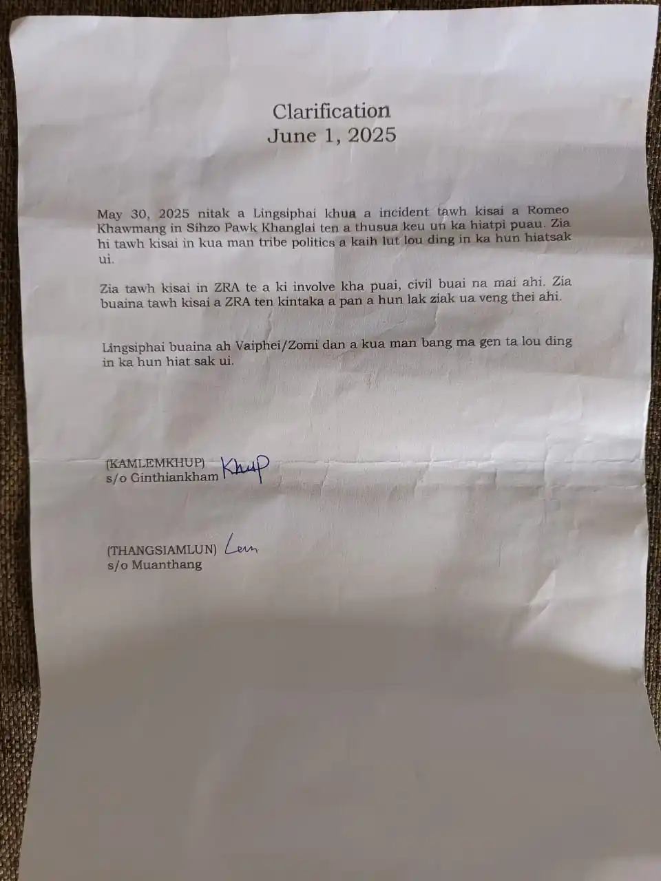 SIZO-PAWK KHANGLAI post