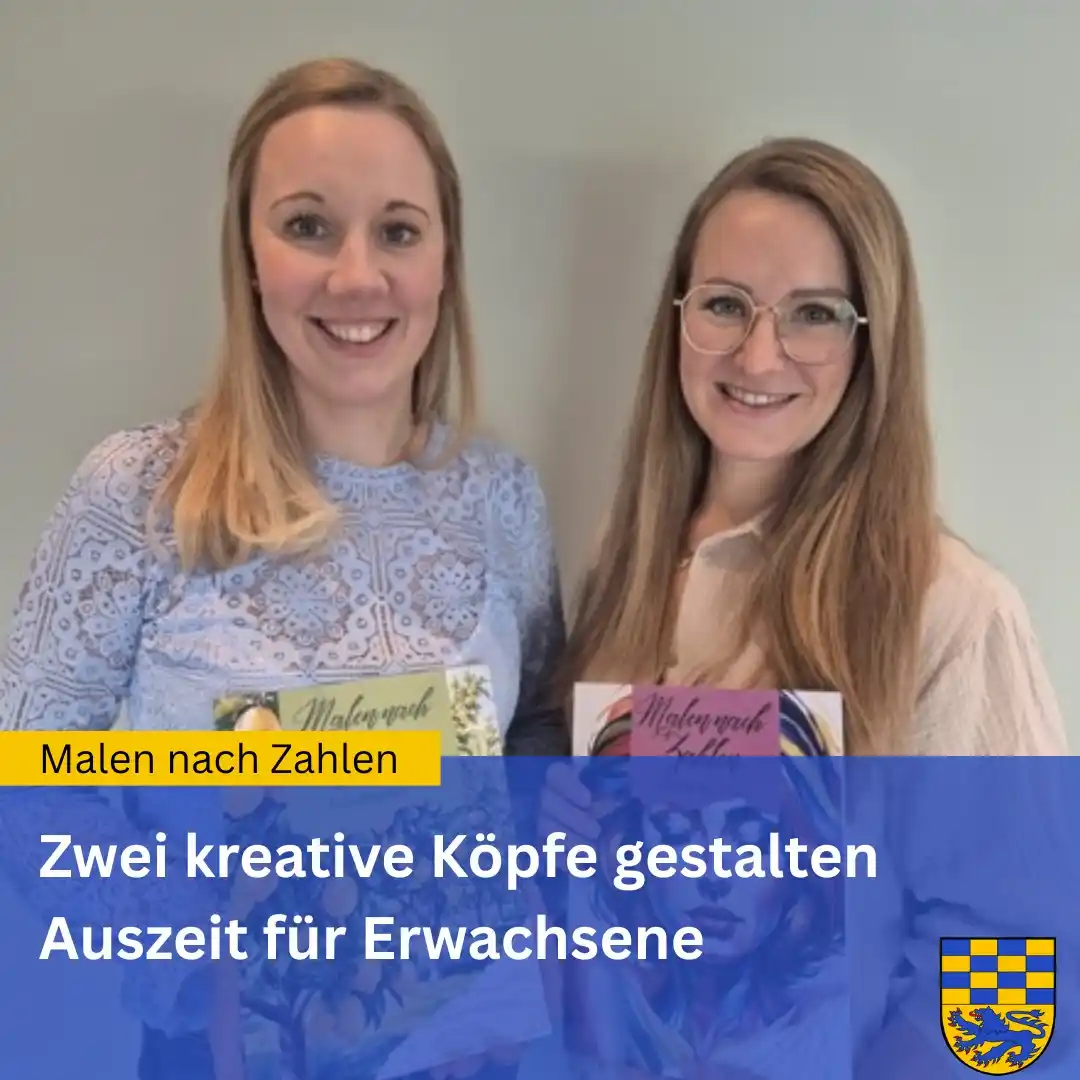 Image from Samtgemeinde Velpke: Zwei kreative Köpfe gestalten Auszeit für Erwachsene   In einer Welt, ...