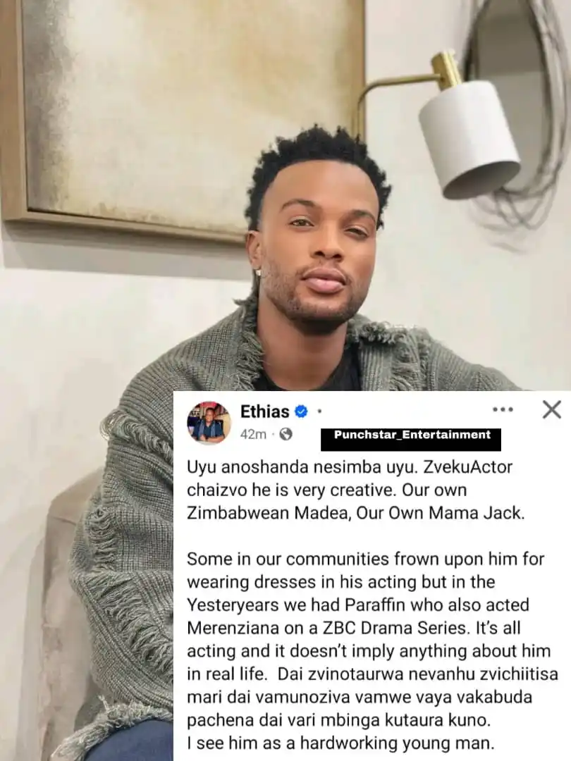 Image from News Zimbabwe: 🇿🇼Social media influencer Ethias shares his thoughts on Comedian Mam...