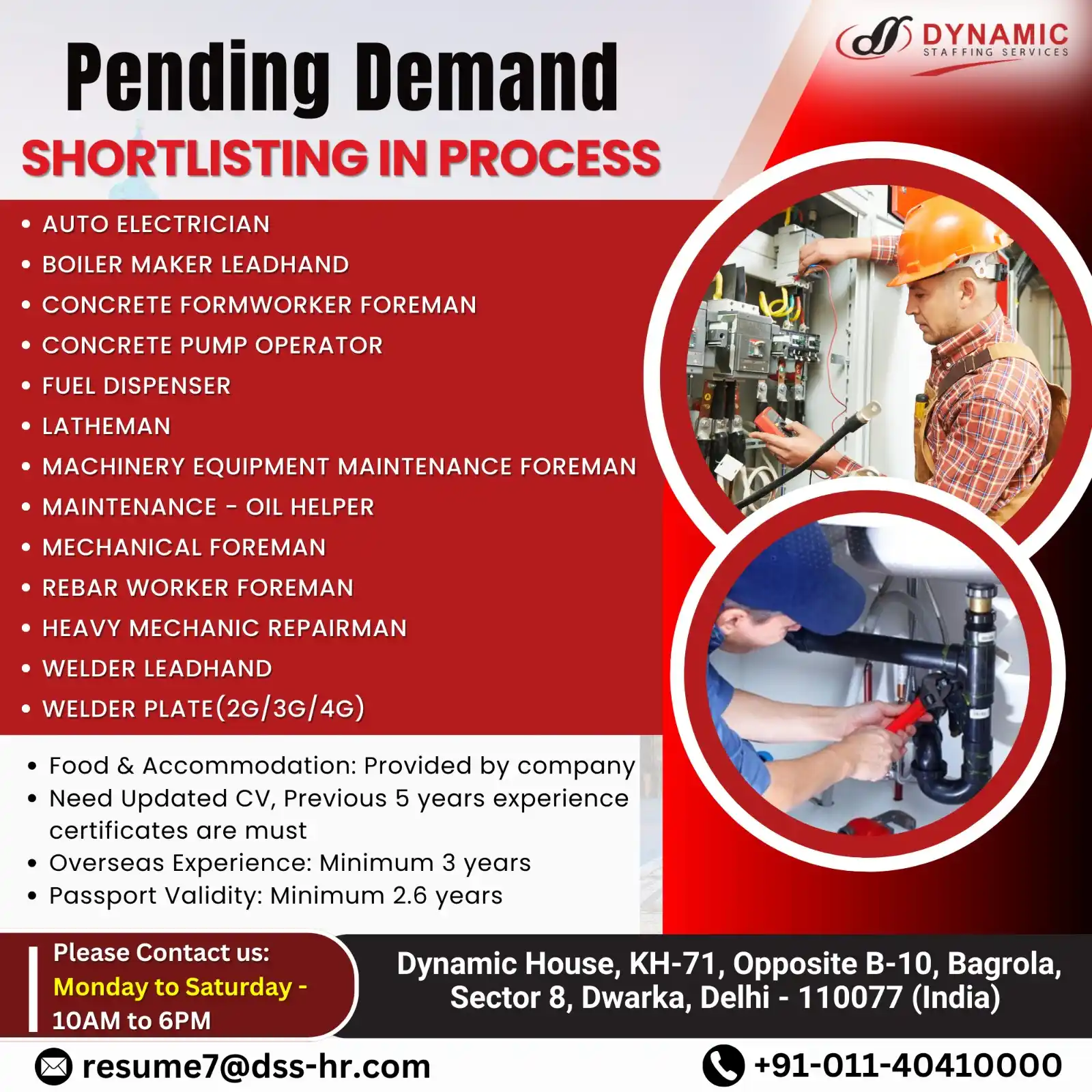 Dynamic Staffing Services  post