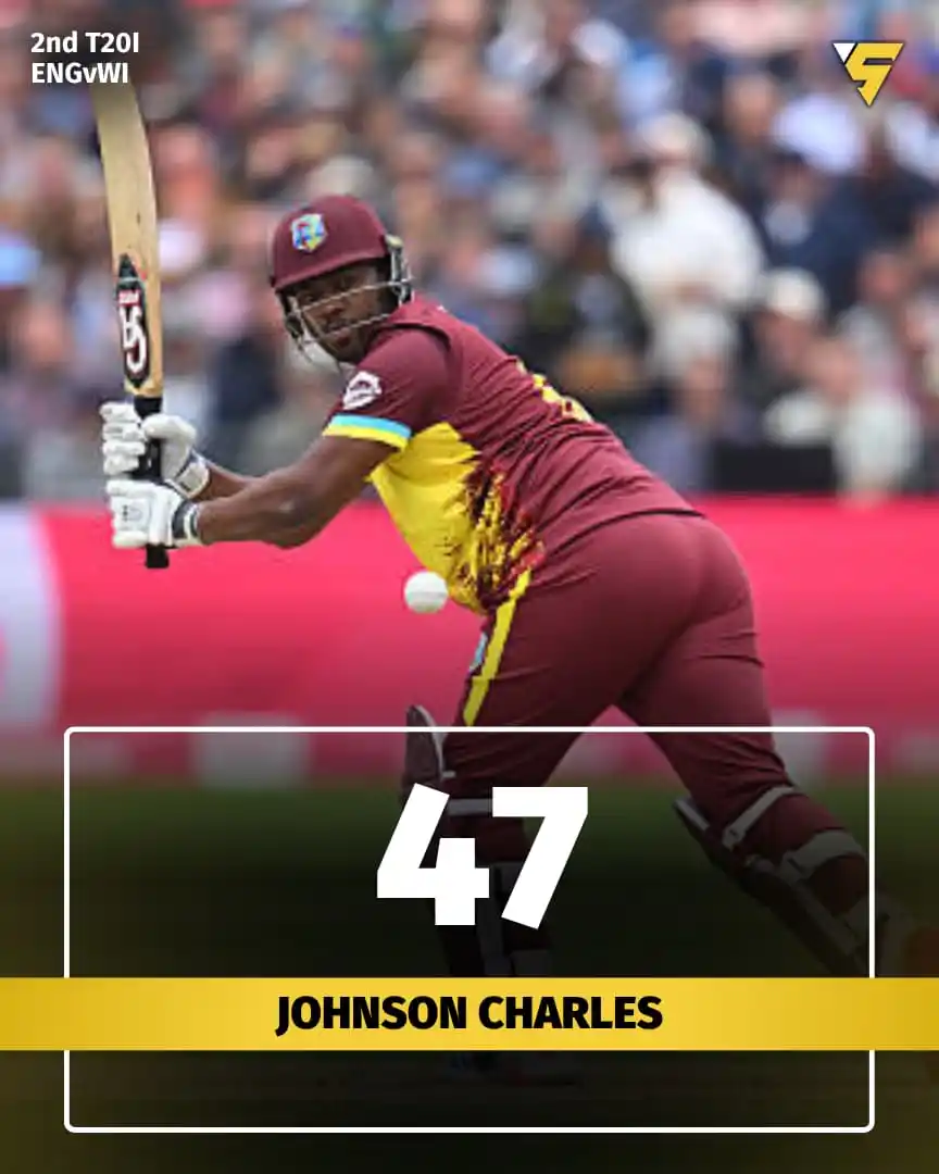 Image from Sportify©️: A blistering innings of 47 by Johnson Charles comes to an 🔚 💥🏏 <a ...