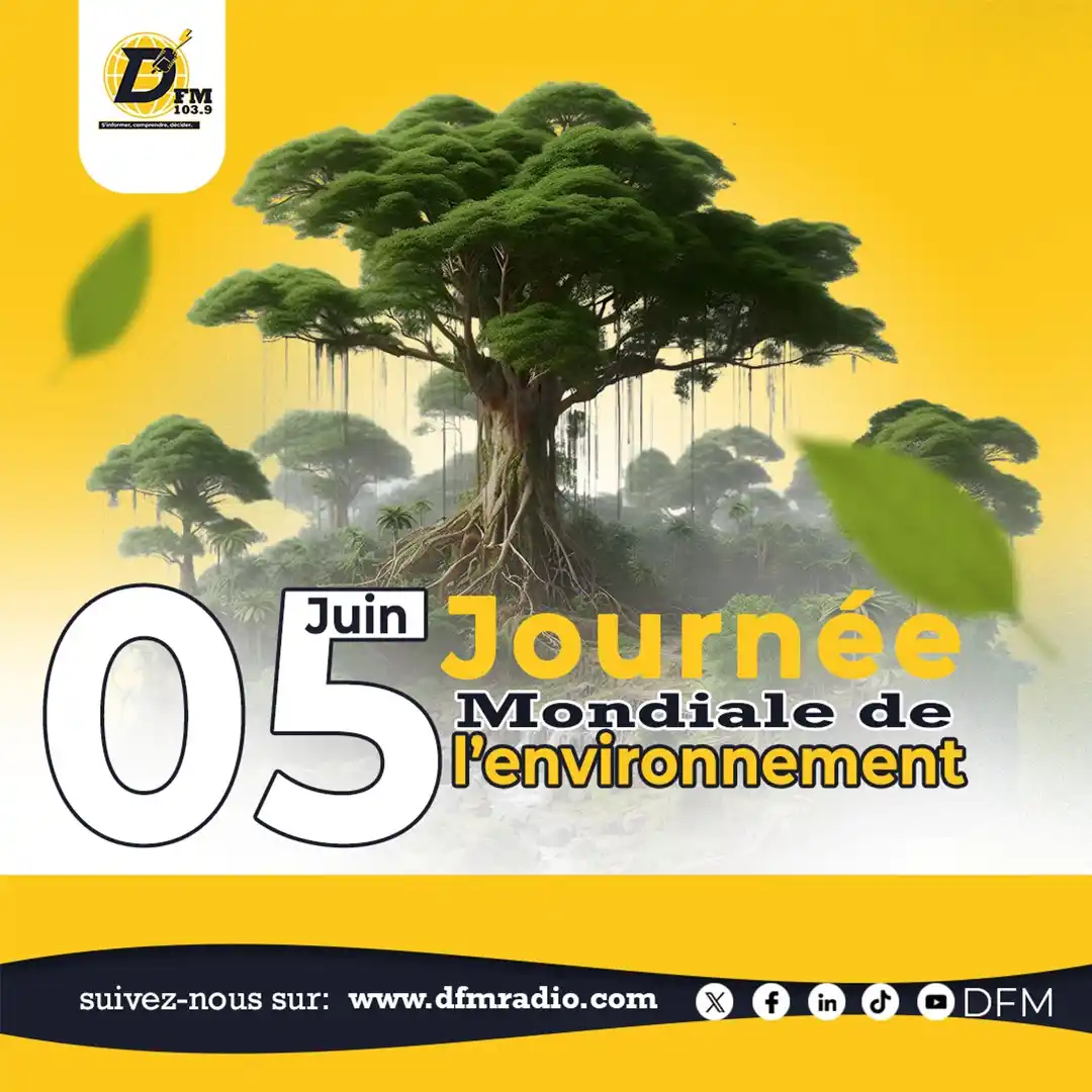Image from DFM Radio 103.9 MhZ 📻🎤🟡: 🌍📻 *À l'Occasion de la Journée Mondiale de l’Environnement* 🌳🌴 La...