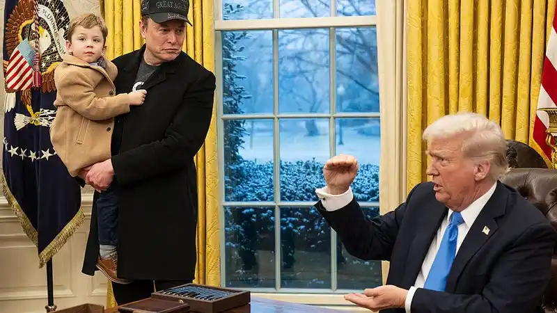 Image from BNews: 🗣️ A "treta" pública entre o bilionário Elon Musk e o presidente dos ...