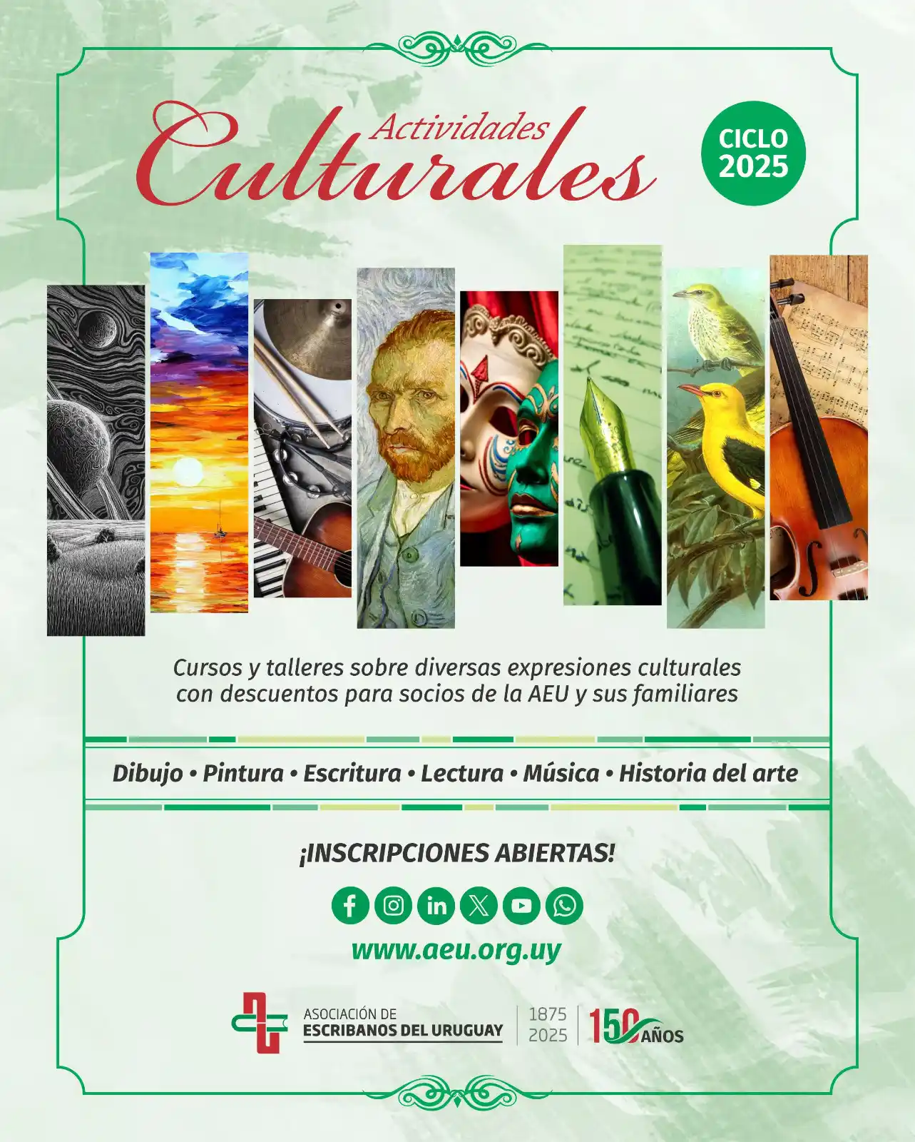 Image from Asociación de Escribanos del Uruguay: 🎨 Actividades recomendadas por la Comisión de Cultura de la AEU, con ...