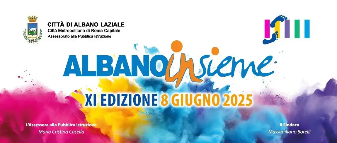 Image from Città di Albano Laziale: 📣 *Albano InSieme… in Festa!* 🎉 Oggi, *sabato 8 giugno* , vi aspetti...