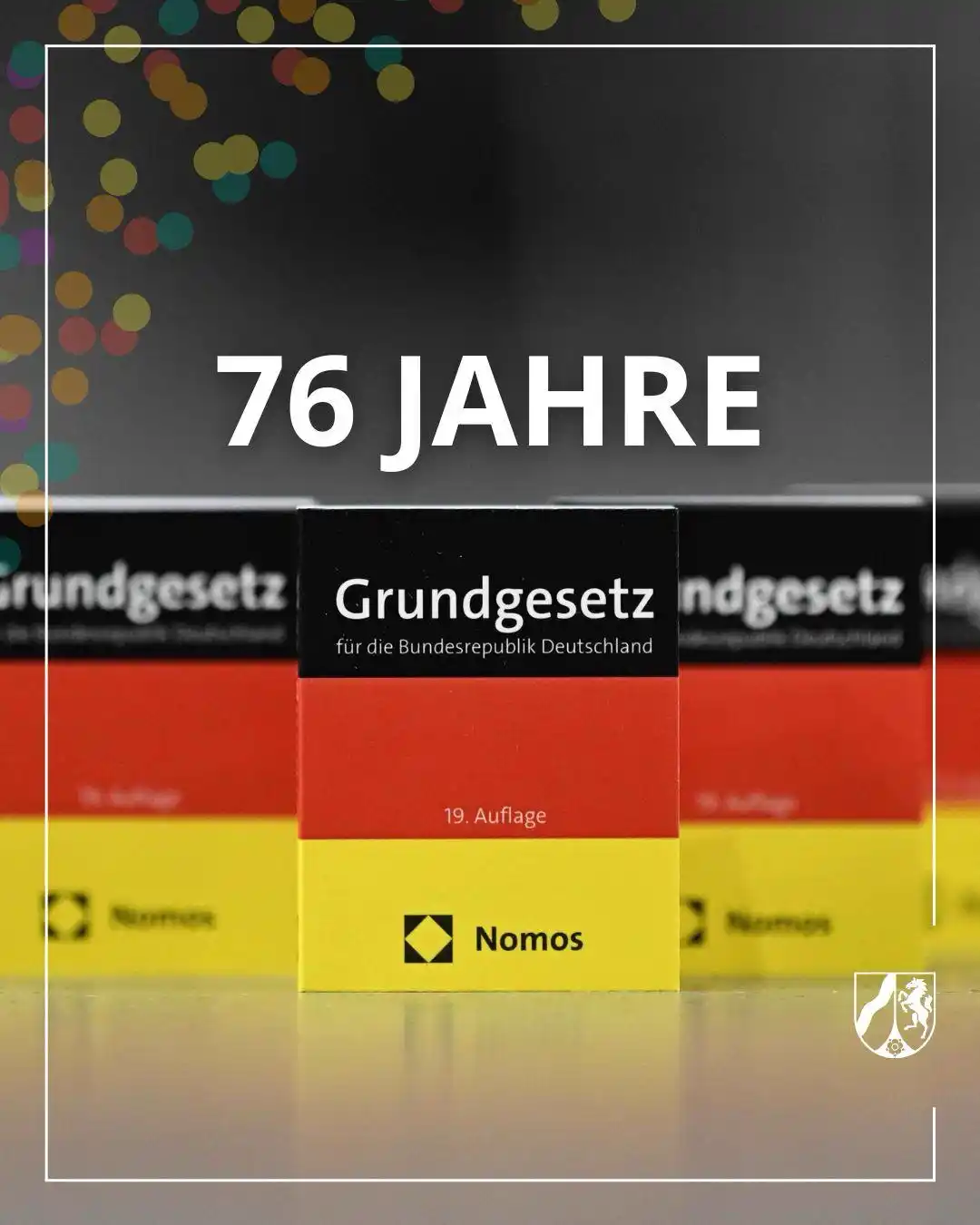 Image from Ministerium des Innern des Landes NRW: Am 23. Mai 1949, heute vor 76 Jahren, wurde die Bundesrepublik Deutsch...
