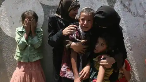 Image from Vatican News PL: *Apel o pokój w Strefie Gazy i na Zachodnim Brzegu Jordanu* We wspól...