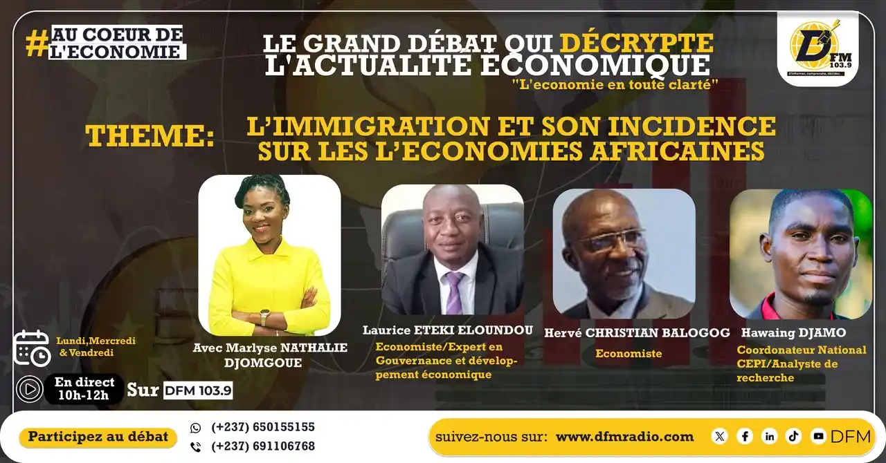 Image from DFM Radio 103.9 MhZ 📻🎤🟡: 🎙 *Au cœur de l’économie, le débat qui décrypte l’actualité économiqu...
