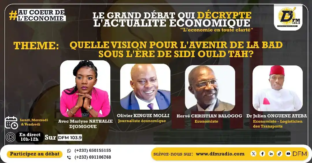 Image from DFM Radio 103.9 MhZ 📻🎤🟡: 🎙️ AU CŒUR DE L'ÉCONOMIE vous donne rendez-vous pour "Le grand débat ...