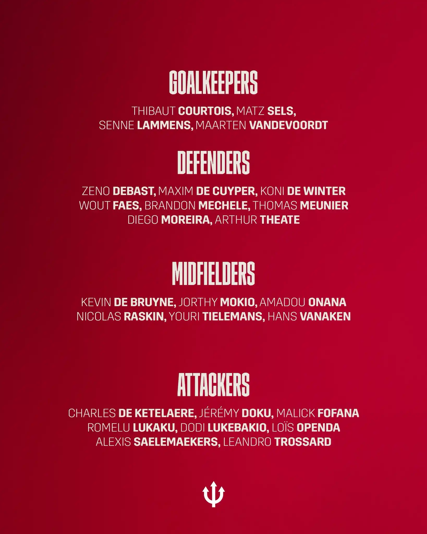 Belgian Red Devils ⚽️🇧🇪 post