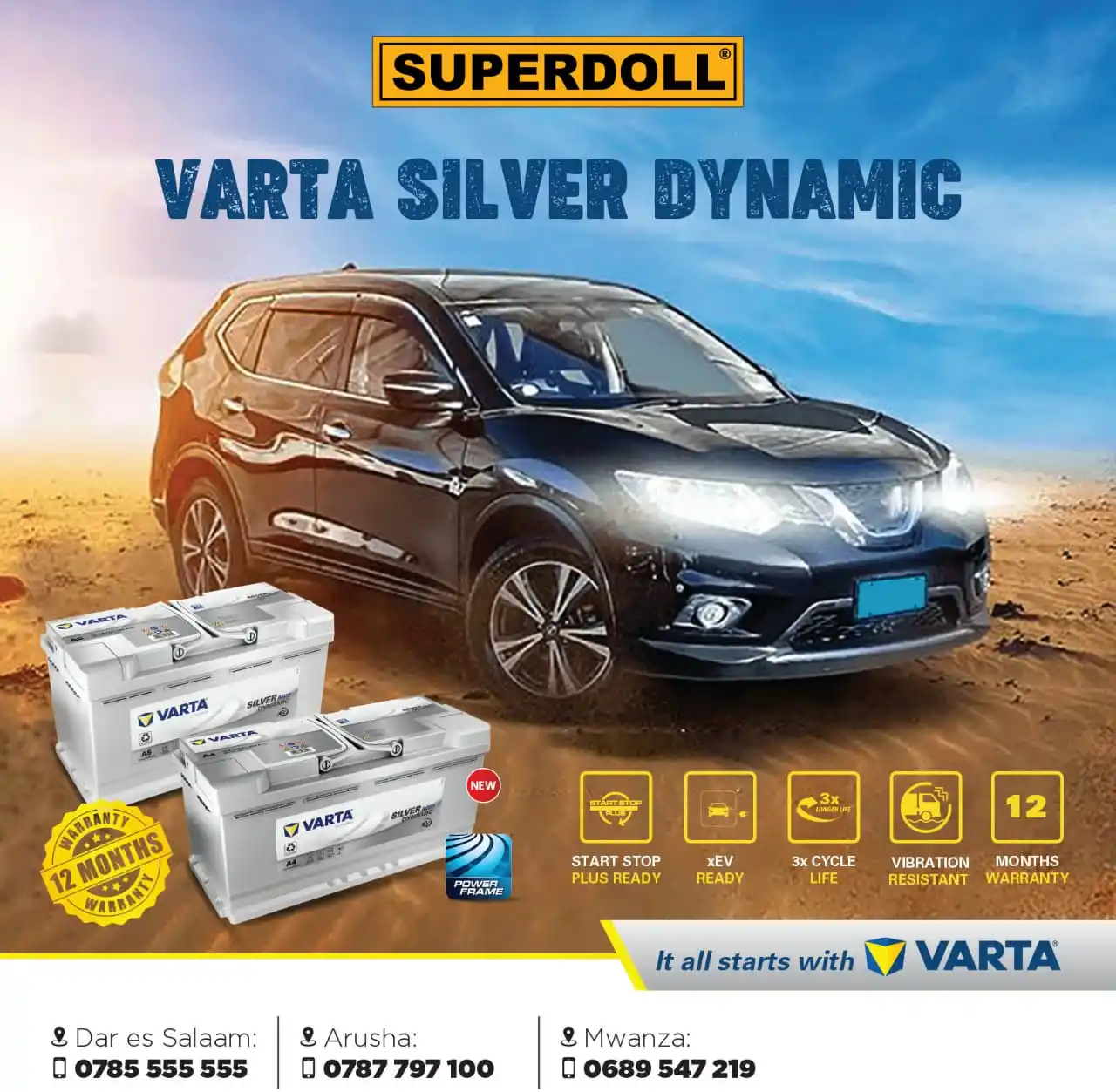 Image from Superdolltanzania: Betri imara za Varta zenye ubora na kudumu kwa muda mrefu zinapatikana...