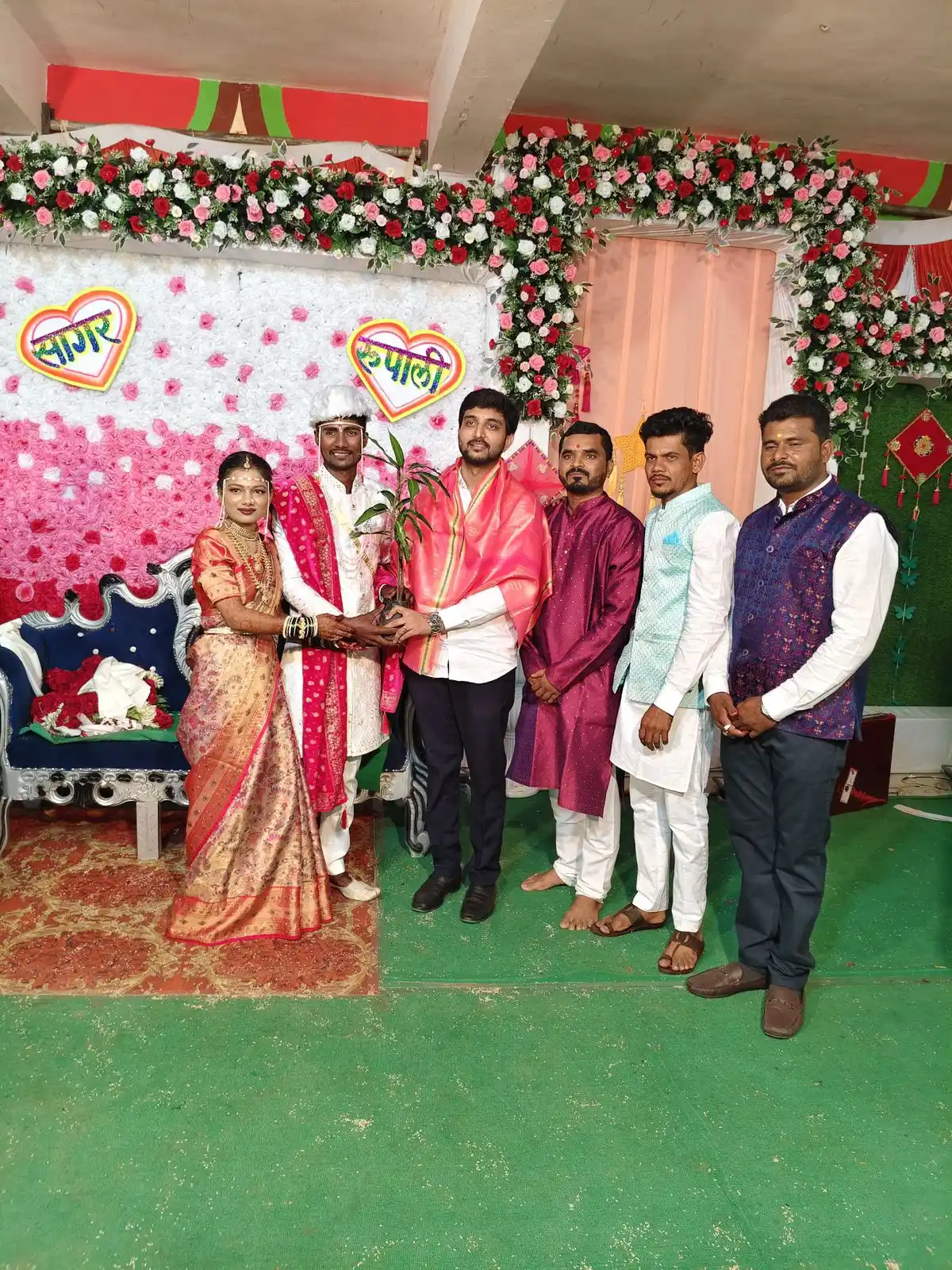 Image from Vivek Kolhe: भाग्योदय मंगल कार्यालय, डो-हाळे (ता. राहाता) येथे वै. ह. भ. प. भाउसाहे...