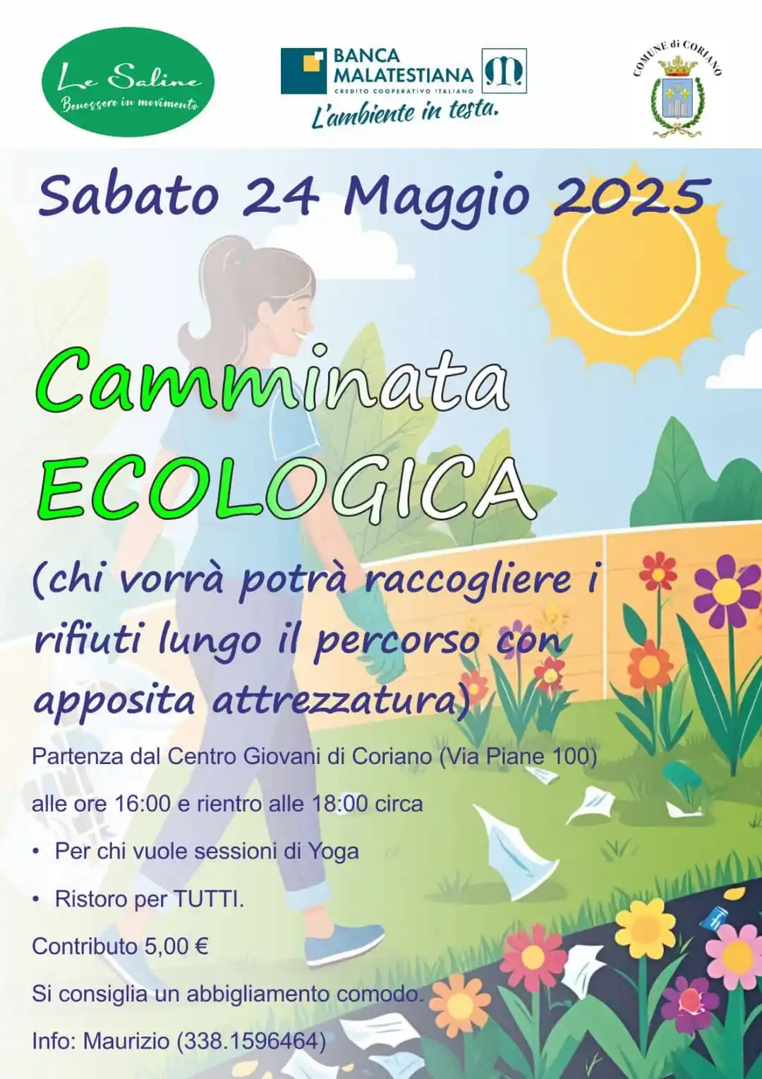 Image from Comune di Coriano: *camminate* 24 e 25 maggio a Coriano! Benessere Shiatsu Le Saline org...
