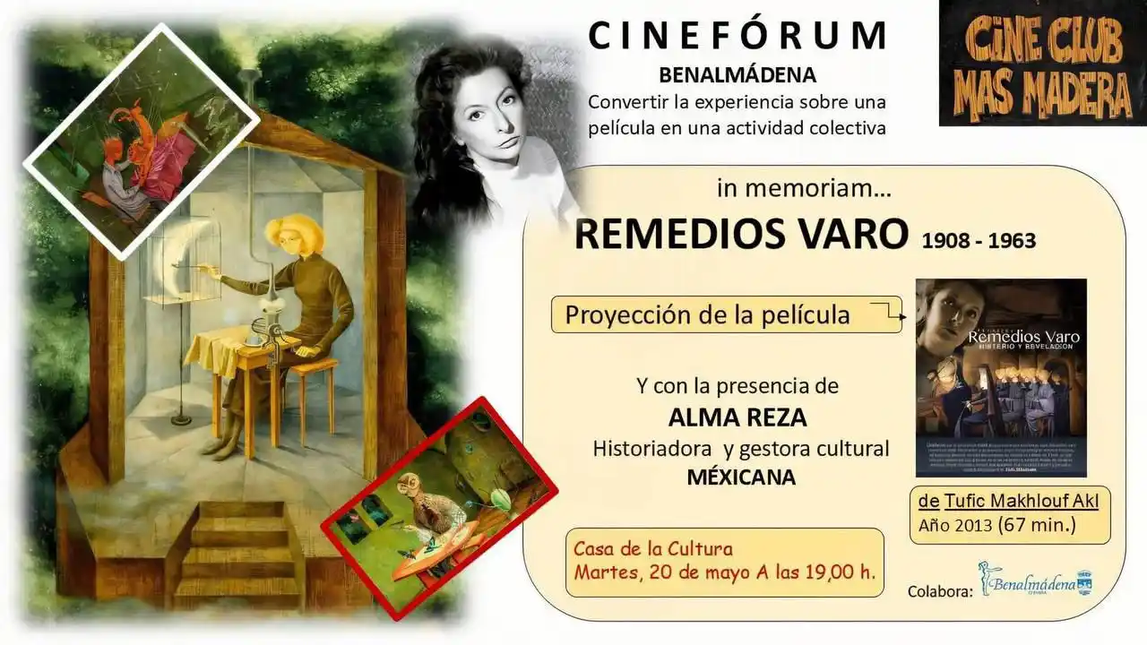 Image from Ayuntamiento Benalmádena: CINEFÓRUM   “R E M E D I O S   V A R O” Martes 20 de mayo de 2025 19:0...