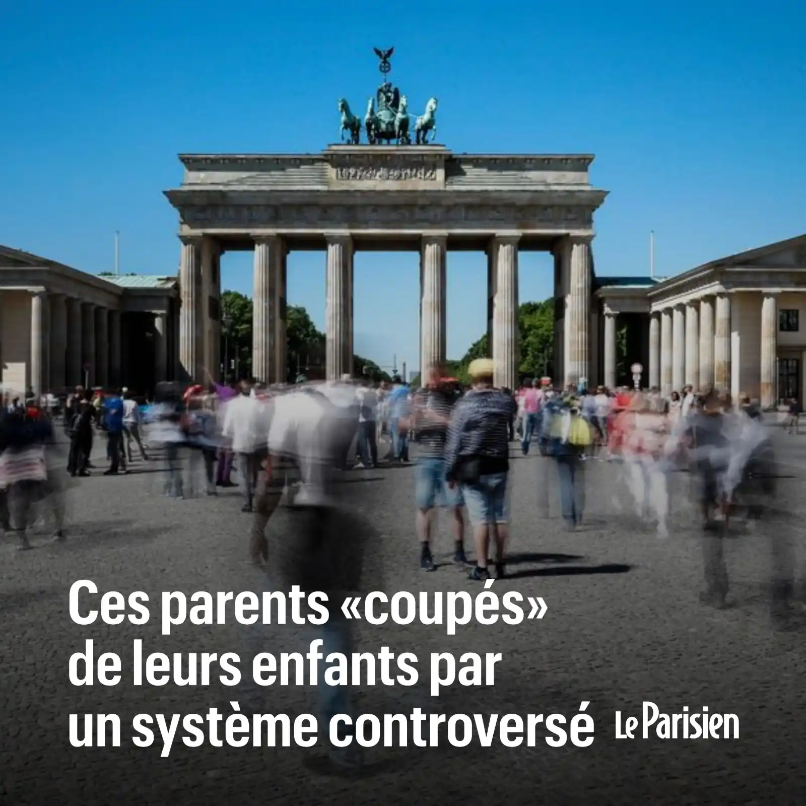 Image from Le Parisien: 💬 *«Des situations intenables»*  Des dizaines de Français, parents d’...