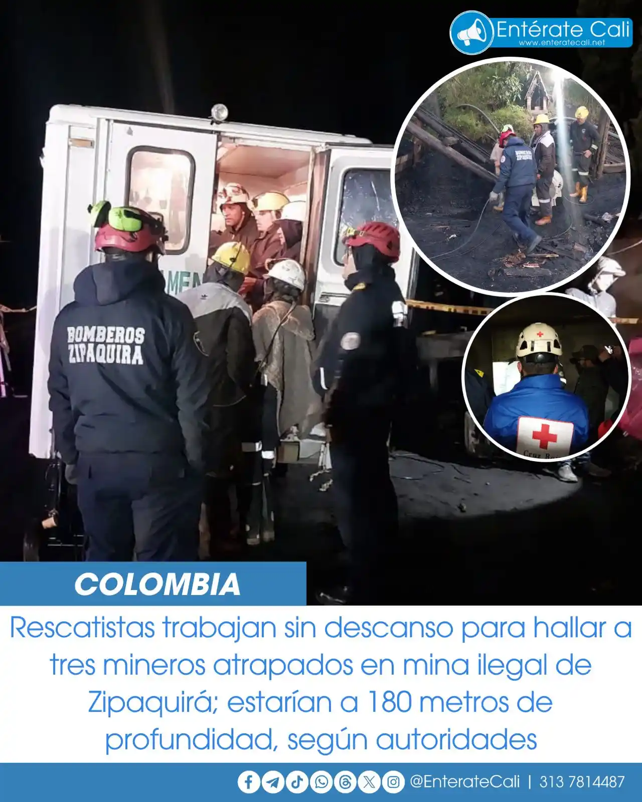 Image from Entérate Cali: Desde la noche del miércoles, organismos de emergencia adelantan labor...