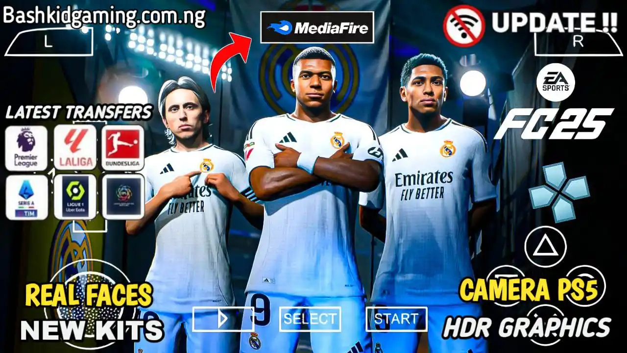 Image from NextGenPlays | Gaming News, Mods & Gameplay™: *EA SPORTS FC 2025 PPSSPP ISO Update New Menu Offline HD Graphics*✅ ...