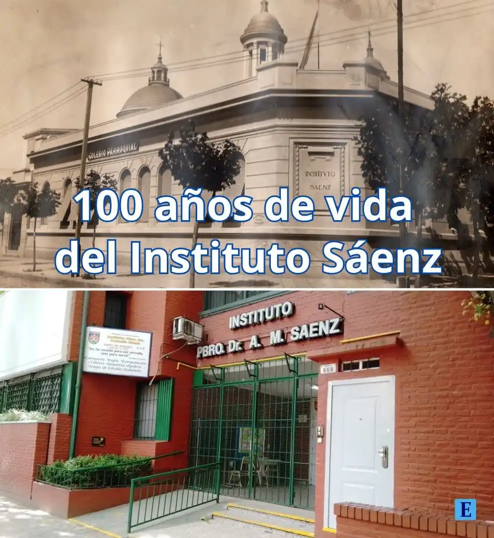 Image from Eclesia: *EL INSTITUTO SÁENZ CELEBRA 100 AÑOS DE SU FUNDACIÓN* Con una misa qu...