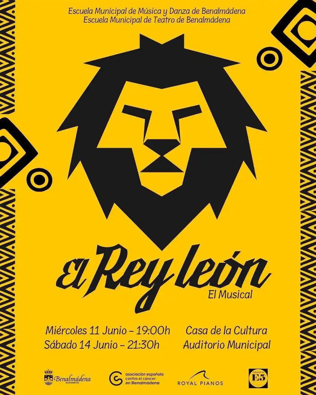 Image from Ayuntamiento Benalmádena: 🎭 ¡El Rey León llega a Benalmádena! 🦁✨ Una obra espectacular con esc...