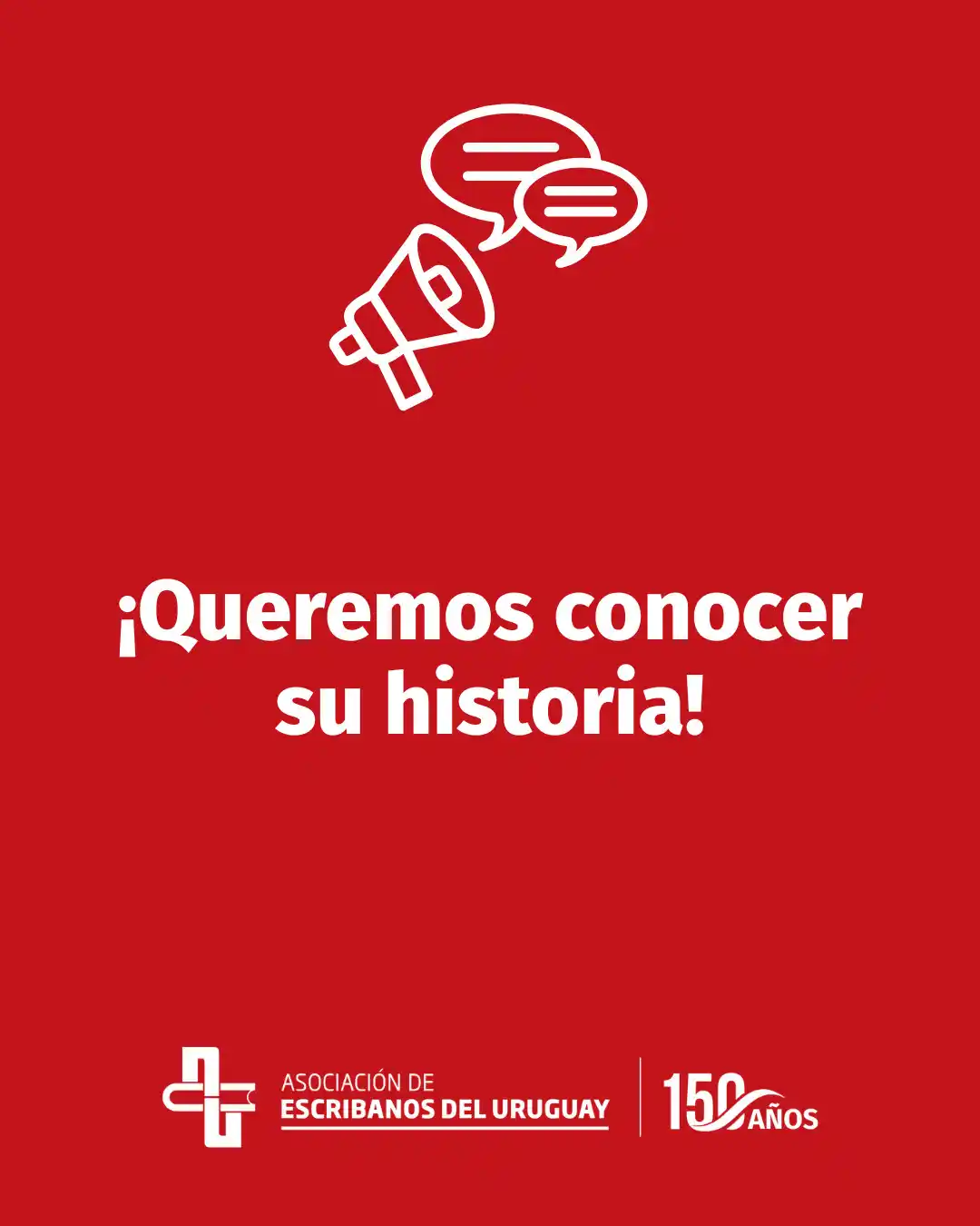 Image from Asociación de Escribanos del Uruguay: 🎉 En los 150 años de la AEU, queremos contar las historias que nos un...