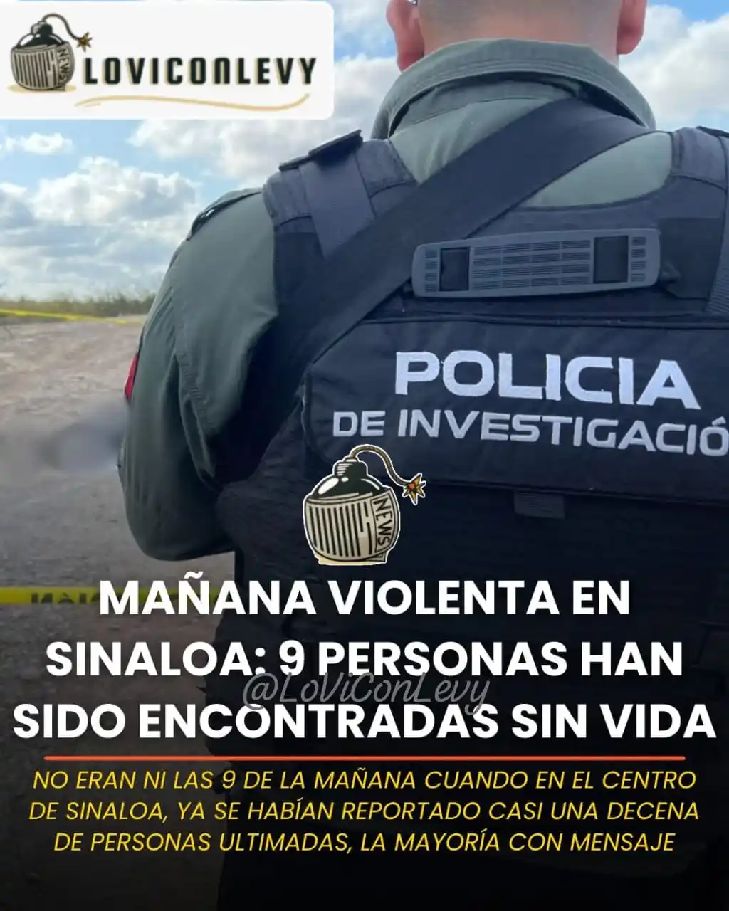 Image from LoViConLevy: En Sinaloa apenas son pasaditas las 9 de la mañana y ya se han reporta...