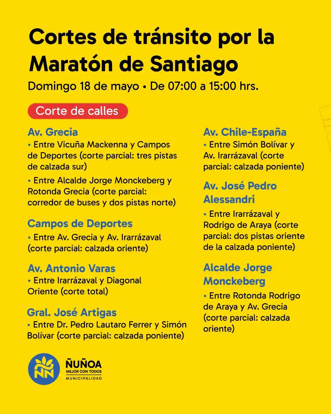 📢 #ÑuñoaAlDía • Sector 2 post