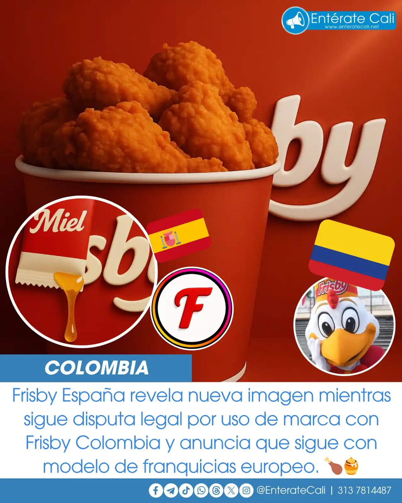 Image from Entérate Cali: Frisby España revela nueva imagen en medio de disputa legal con Frisby...