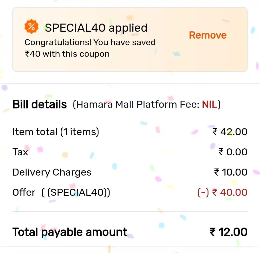 Image from NonStopDeals: ✅ Hamara Mall ONDC Loot : Zoff Red Chilli Powder (100 gm) @ 17 htt...