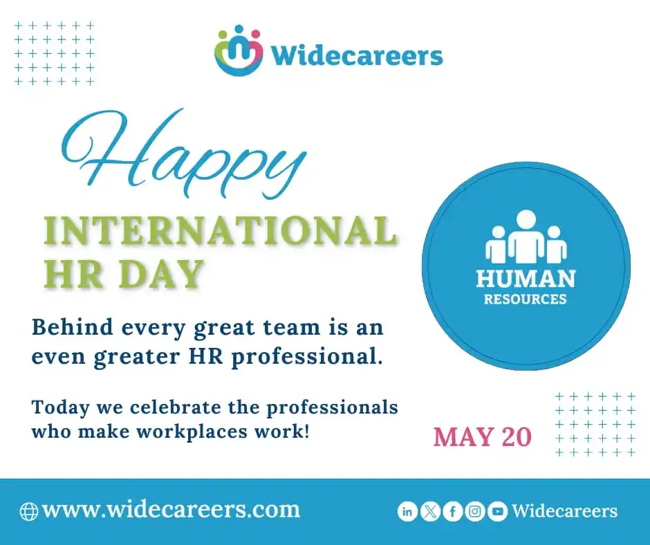 Image from Widecareers: 👥 Happy International HR Day! Today, we salute the champions behind ...