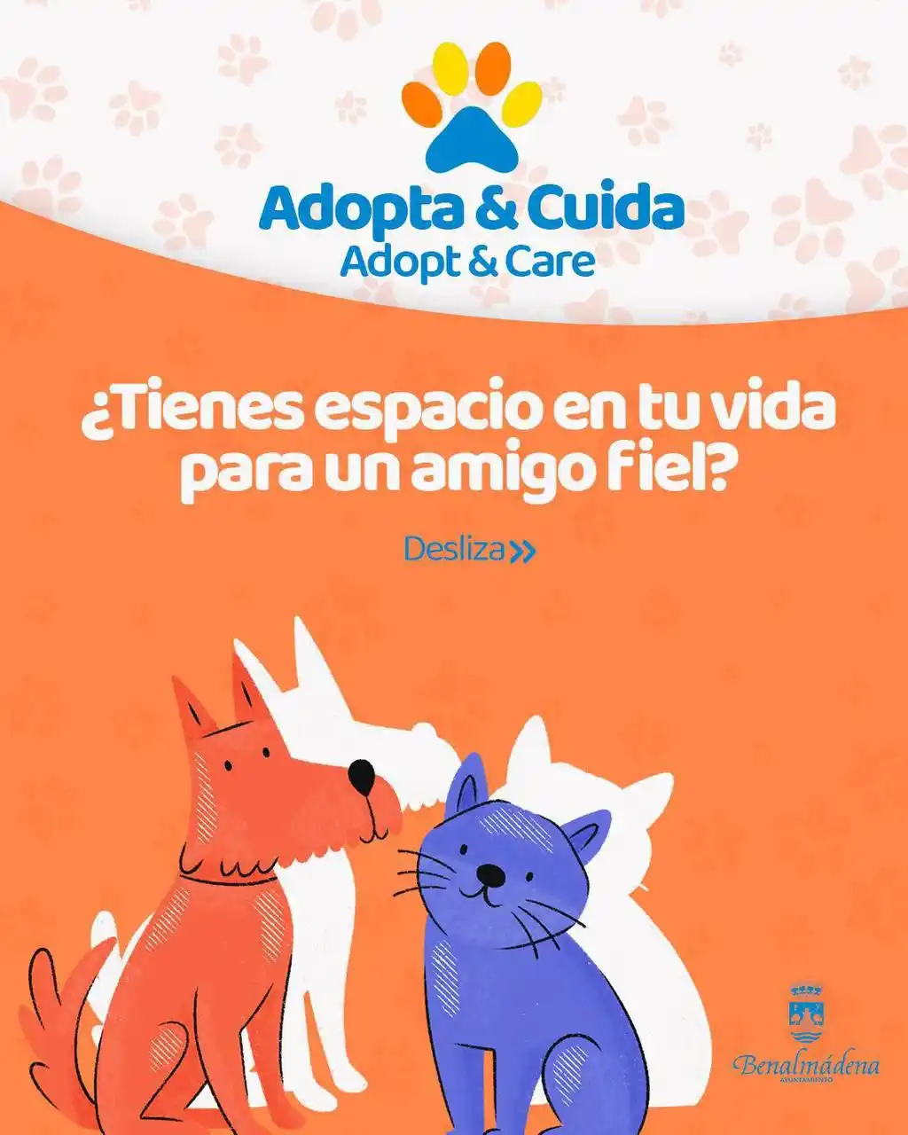 Image from Ayuntamiento Benalmádena: 🐾 ¡Haz espacio en tu vida para un nuevo mejor amigo! El Ayuntamiento ...