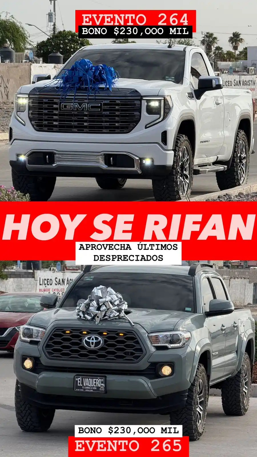 Image from EL VAQUERO DE SONORA®️🙏🍀🤠: ‼️ *HOY SE VAAAA* ‼️ *APROVECHA ÚLTIMOS DESPRECIAD0000S* EVENTO 263 ...