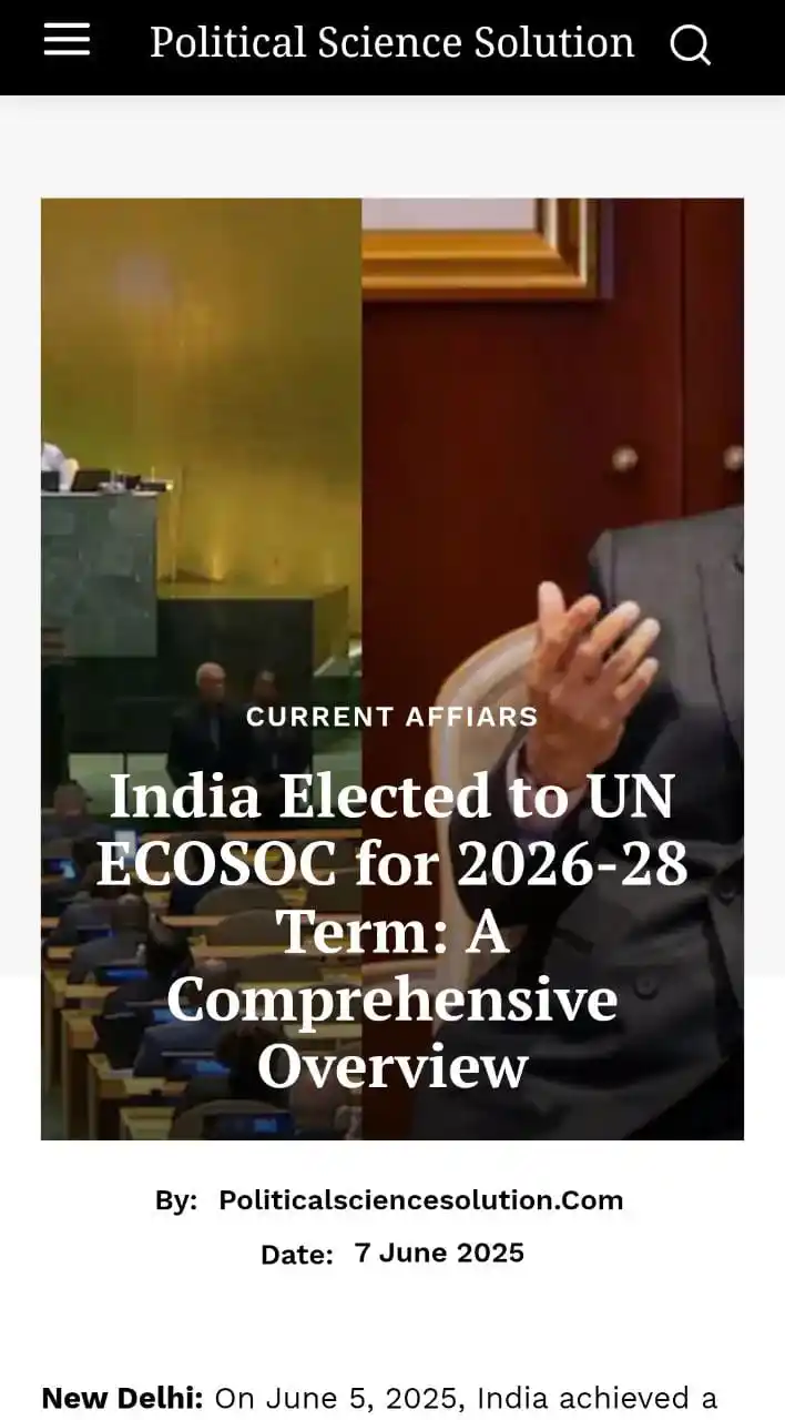 Political Science Solution post