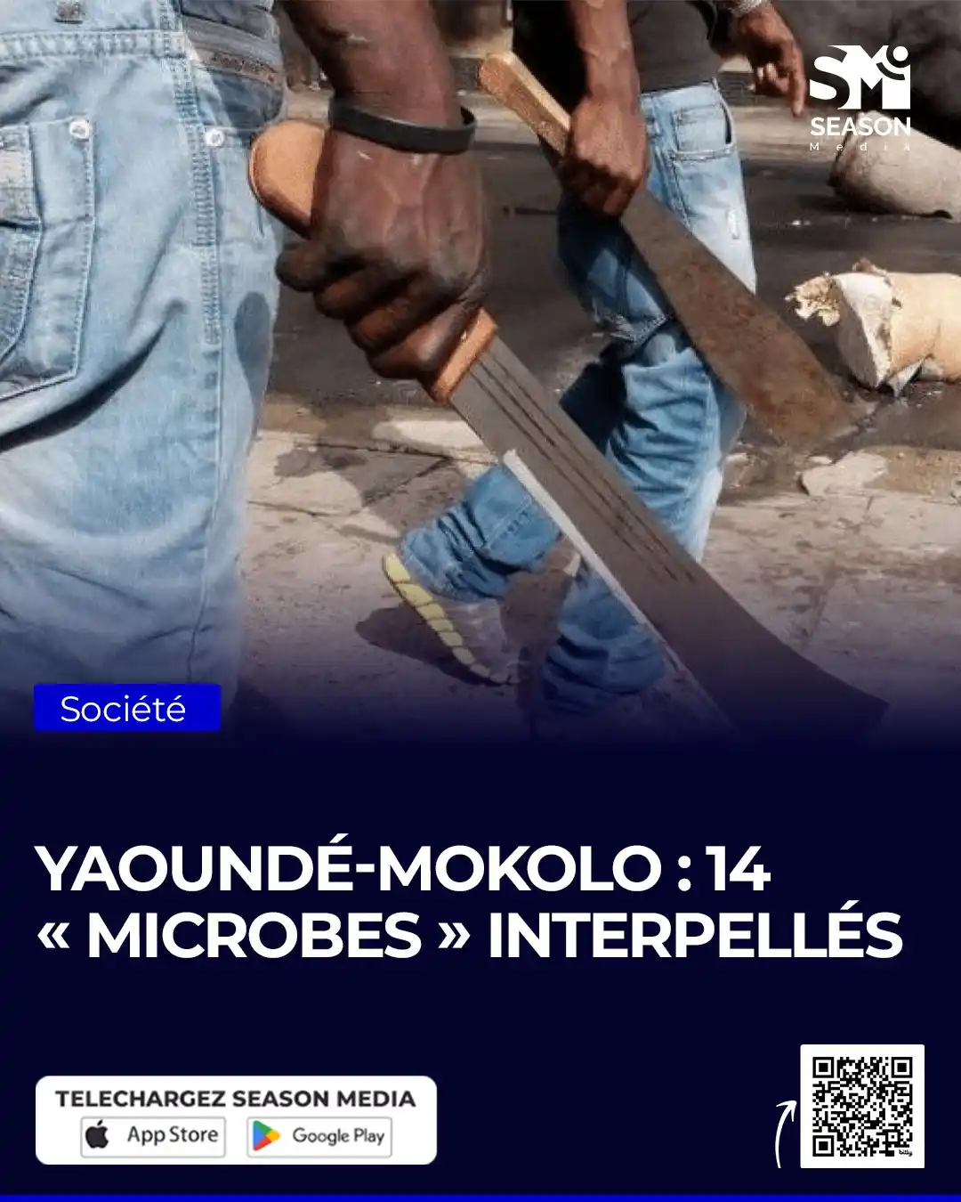 Image from SEASON MEDIA: https://seasonmedia.net/yaounde-mokolo-14-microbes-interpelles/...