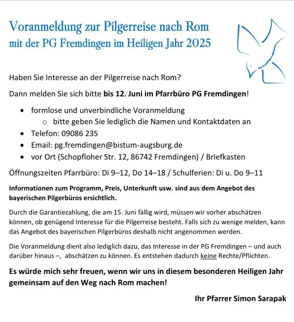 Kath. Pfarreiengemeinschaft Fremdingen post