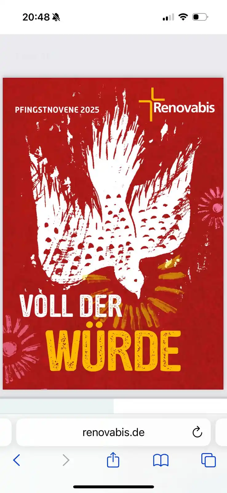 Image from Kath. Pfarreiengemeinschaft Fremdingen: In den neun Tagen zwischen Christi Himmelfahrt und Pfingsten lädt uns ...